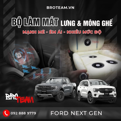 Bộ Làm Mát Cho Ghế Ô Tô