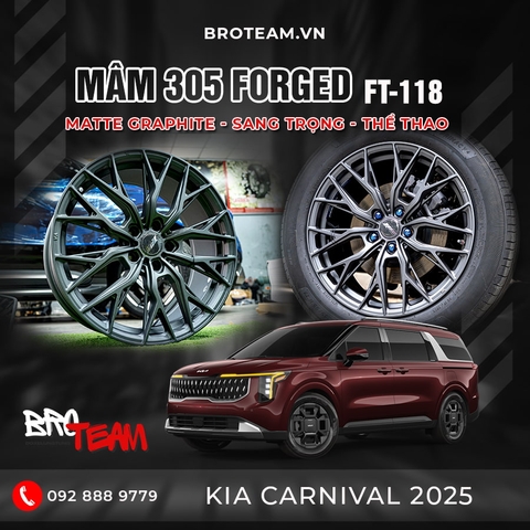 Bộ Mâm 305 Forged FT-118 19 inch Thái Lan