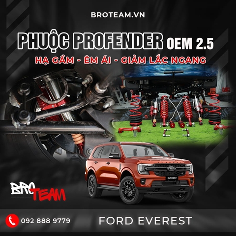 Bộ phuộc Profender OEM 2.5 cho Ford Everest