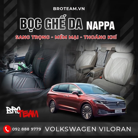 Bọc ghế da Nappa cho ô tô Volkswagen Viloran
