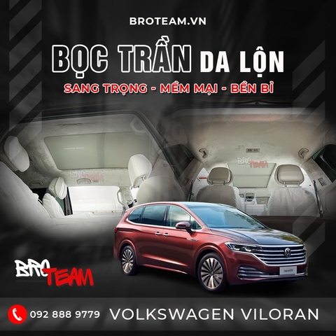 Bọc Trần Da Lộn Xe Volkswagen Viloran