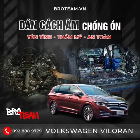 Cách  Âm Chống Ồn Xe Volkswagen Viloran