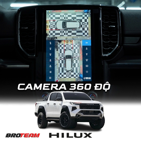 Camera 360 độ cho xe Toyota Hilux