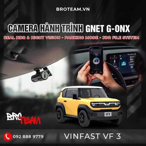 Camera hành trình ô tô Gnet G-onX cho Vinfast VF3