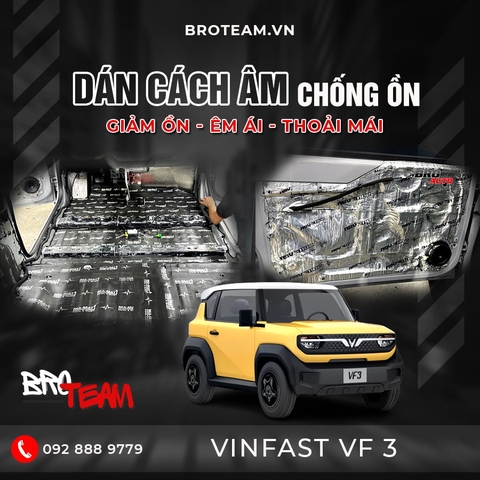 Dán Cách Âm Chống Ồn Xe Vinfast VF3