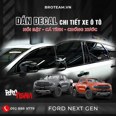 Dán Decal Chi Tiết Xe Ô Tô