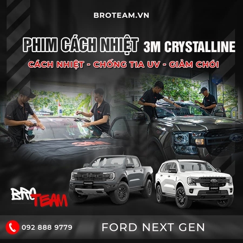Dán Phim Cách Nhiệt 3M Crystalline