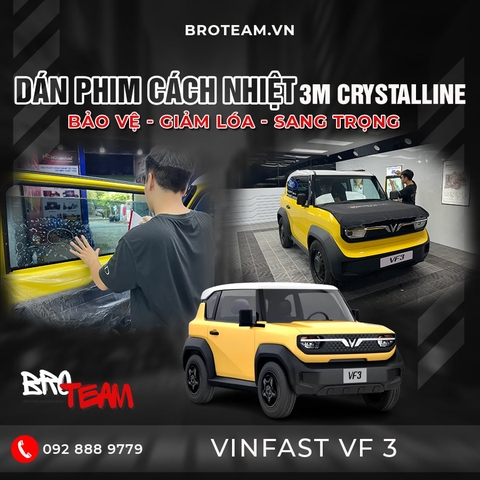 Dán phim cách nhiệt 3M Crystalline cho VF3