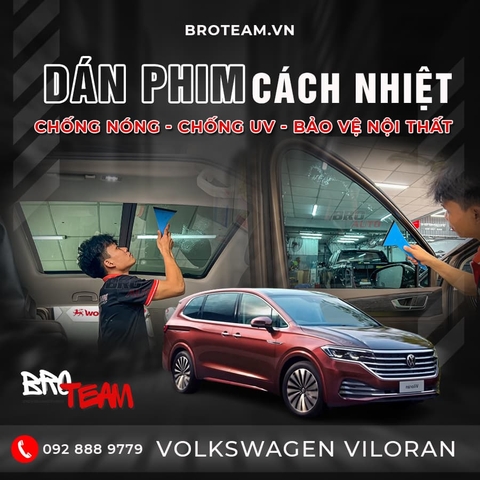 Dán Phim Cách Nhiệt Xe Volkswagen Viloran