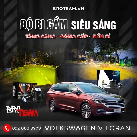 Độ Đèn Bi Gầm Cho Xe Volkswagen Viloran