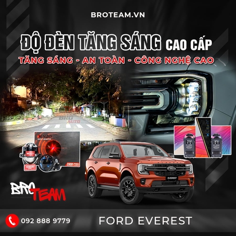 Độ Đèn Ford Everest 2025