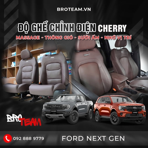 Độ Ghế Chỉnh Điện Ô Tô Cherry Cao Cấp