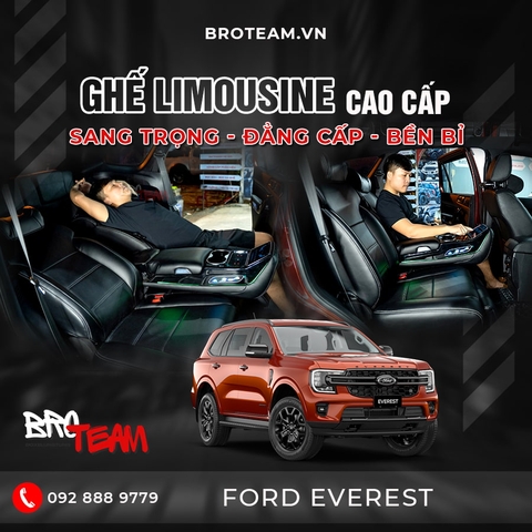 Độ Ghế Limousine Ford Everest 2024