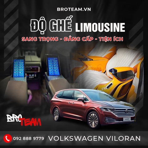 Độ Ghế Limousine Xe Volkswagen Viloran