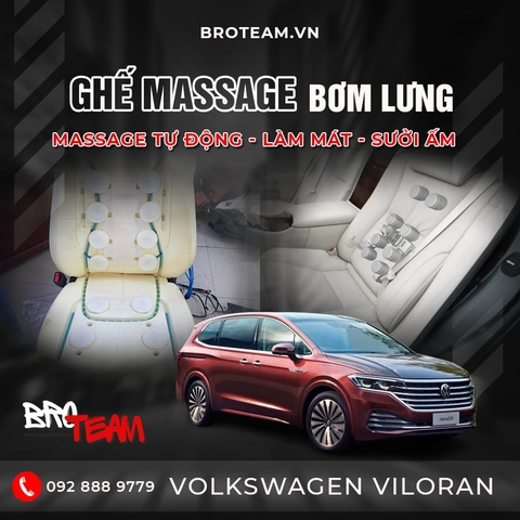 Độ Ghế Massage Ô Tô Volkswagen Viloran