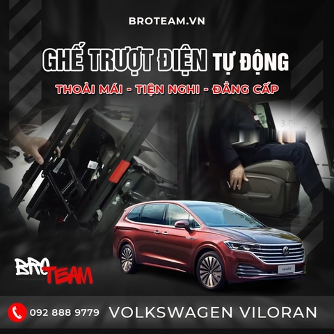 Độ ghế trượt điện tự động Volkswagen Viloran