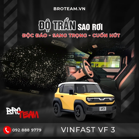 Độ trần sao rơi Vinfast VF3