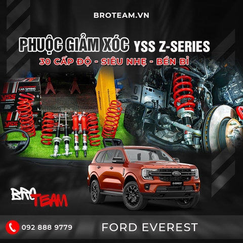 Giảm xóc YSS Z-Series cho Ford Everest