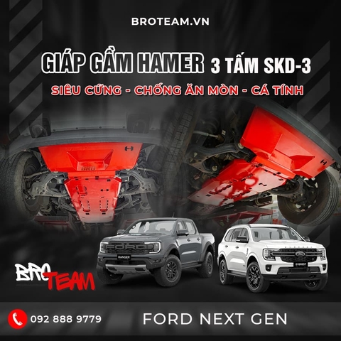 Giáp Gầm Hamer 3 tấm SKD-3