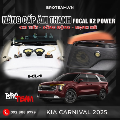 Hệ Thống Âm Thanh Focal K2 Power Cho Kia Carnival