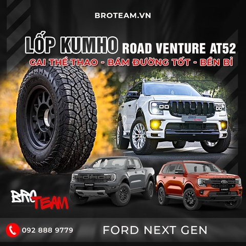 Lốp ô tô Kumho 275/60 R20 115T Road Venture AT52