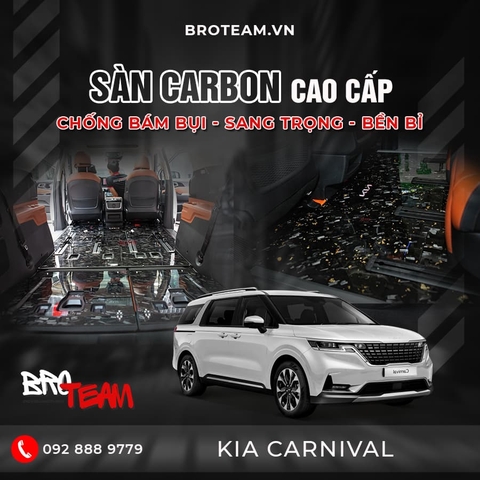 Thảm Lót Sàn Carbon Kia Carnival