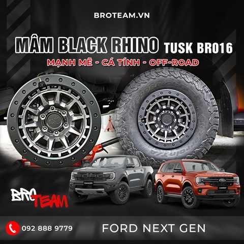 Mâm Black Rhino Tusk BR016