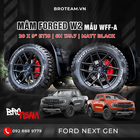Mâm Forged 20inch W2 FlowFormed+ mẫu WFF-A
