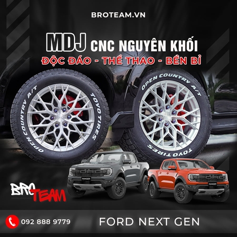 Mâm MDJ 20 Inch CNC nguyên khối