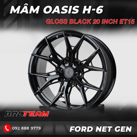 Mâm The Oasis H-6 Gloss Black
