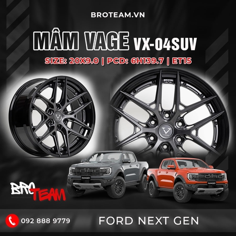 Mâm VAGE 20 inch VX - 04SUV