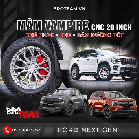 Mâm Vampire CNC 20 Inch