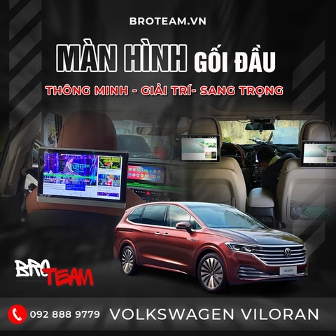 Màn Hình Gối Đầu Ô Tô Android Volkswagen Viloran