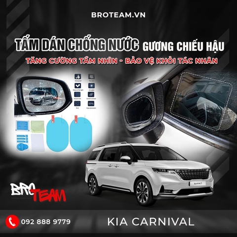 Miếng Dán Chống Bám Nước Gương Chiếu Hậu Ô Tô Kia Carnival