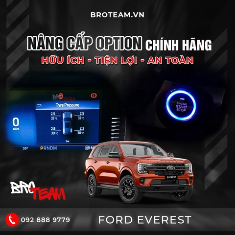 Nâng Cấp Option Cho Ford Everest Chính Hãng