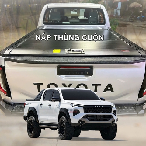 Nắp thùng cuộn cơ Hilux hiệu Overland