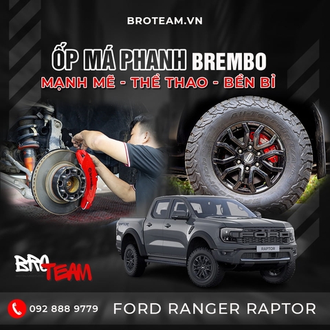 Ốp má phanh Brembo cho Ford Raptor