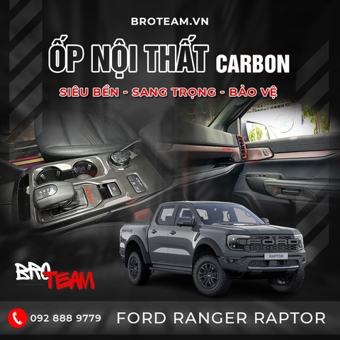 Ốp nội thất Ford Raptor Full Carbon