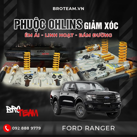 Phuộc Ohlins dành cho Ford Ranger