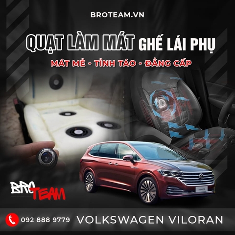 Độ Quạt Làm Mát Ghế Lái Phụ Volkswagen Viloran