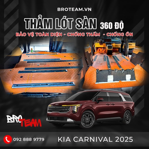 Thảm Lót Sàn 360 Độ Xe Kia Carnival
