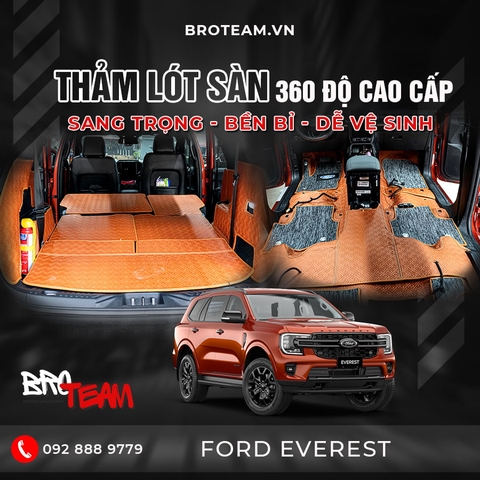 Thảm Lót Sàn Ford Everest 360 Độ Cao Cấp