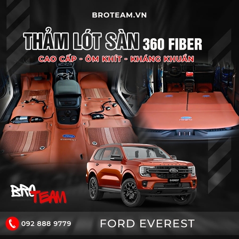 Thảm Lót Sàn Ô Tô 360 Fiber Cho Ford Everest
