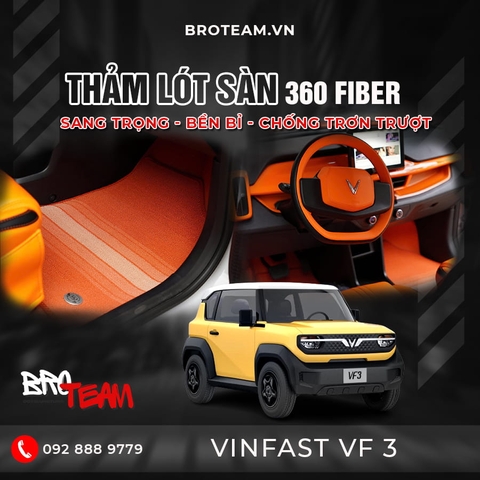 Thảm lót sàn ô tô 360 Fiber cho Vinfast VF3