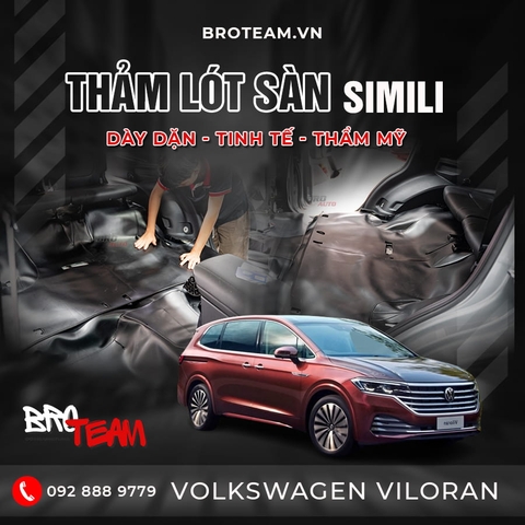 Thảm Lót Sàn Simili Xe Ô Tô Loại Dày Volkswagen Viloren