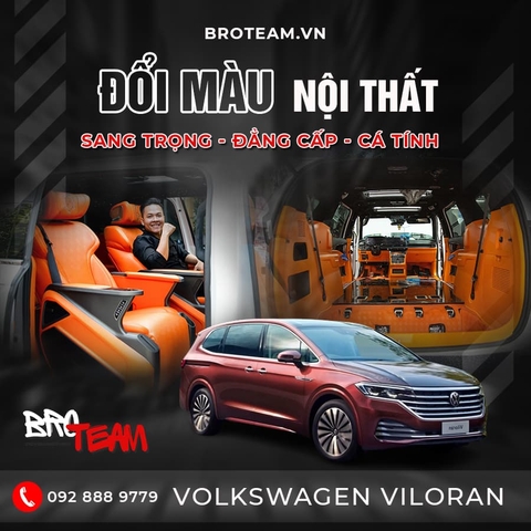Đổi Màu Nội Thất Xe Volkswagen Viloran