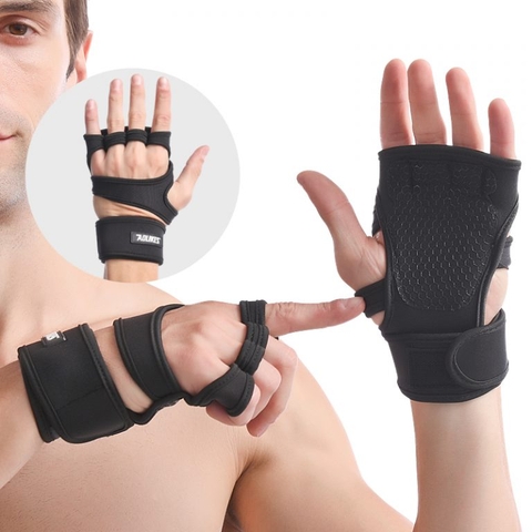 Găng Tay Nâng Tập Tạ Gym Có Quấn Aolikes 117