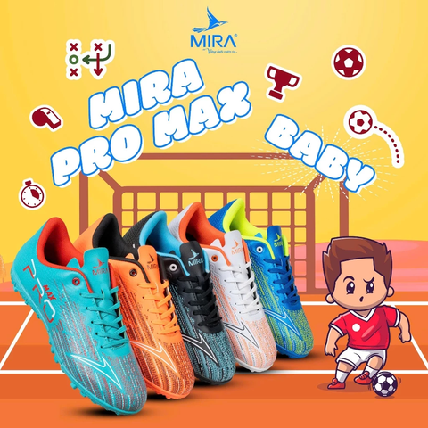 Giày Đá Bóng Trẻ Em Mira Pro Max TF