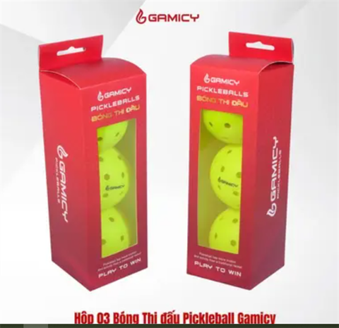 Bóng Pickleball thi đấu Gamicy KW40L (Hộp 3 quả)