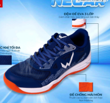 Giày Pickleball Wika Negar Xanh navy